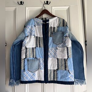 Handmade upcycled jacket- M